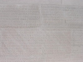 L H Freer Vimy Inscription