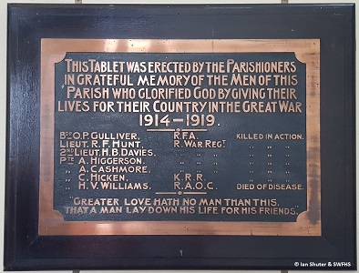 ww1 plaque300