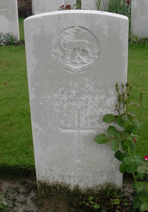 grave for p harwood