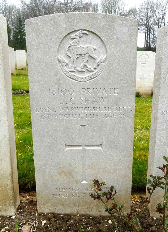 grave for jc shaw