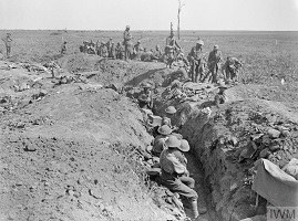 Old german trench at Moyenneville200