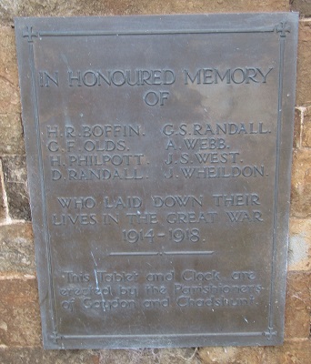 Gaydon WW1 Plaque400px