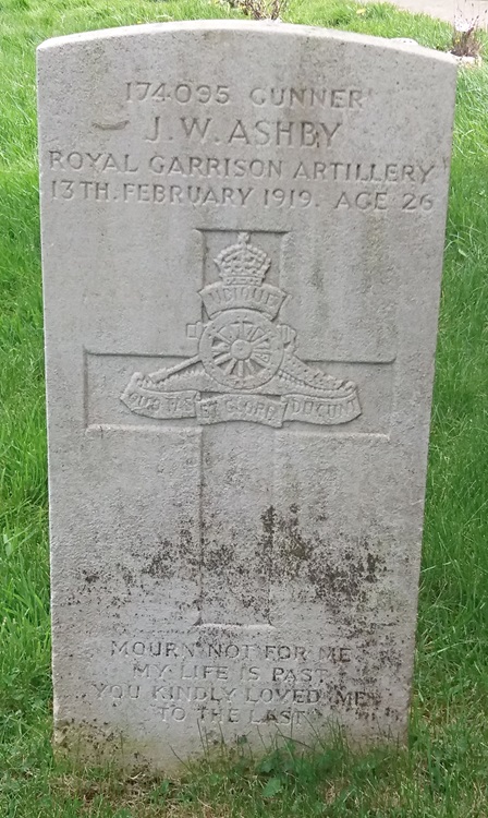 Grave for J Ashby