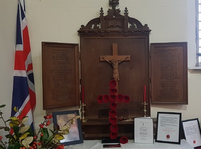 Memorial plaque and display300