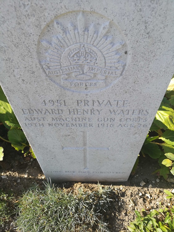 grave for ee waters