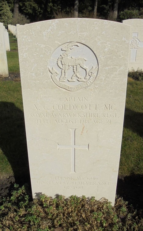 grave for a c coldicott