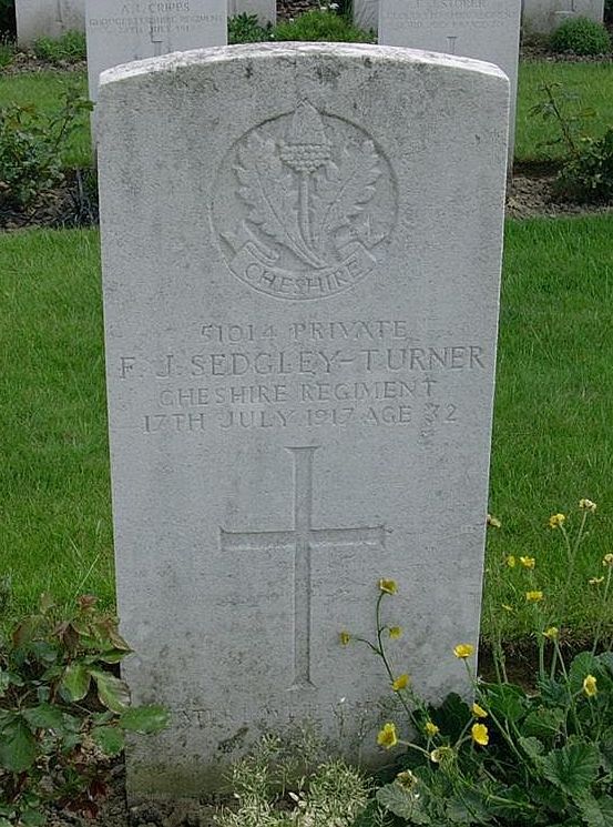 grave for f sedgely turner