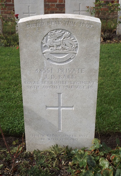 grave for jd barr
