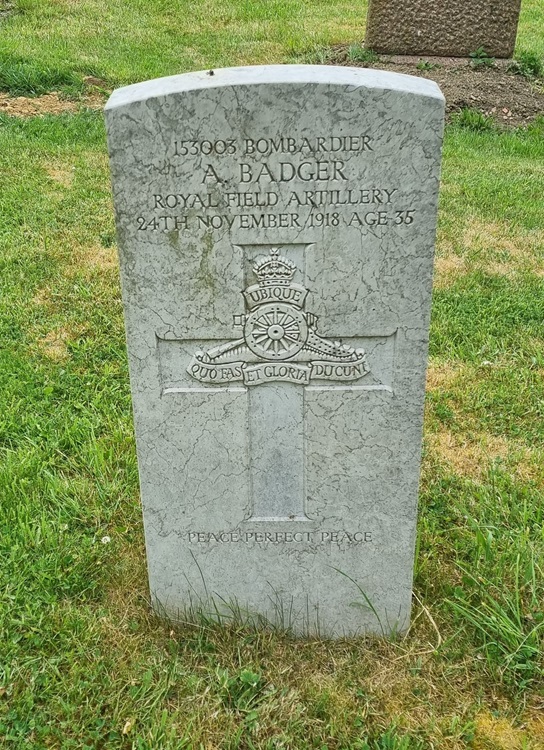 grave for aah badger