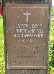 WW2 Plaque250