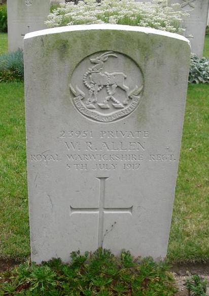 grave for w r allen