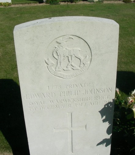 grave for e johnson