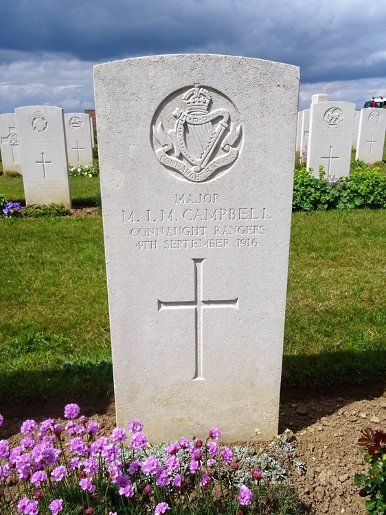 grave for M Campbell