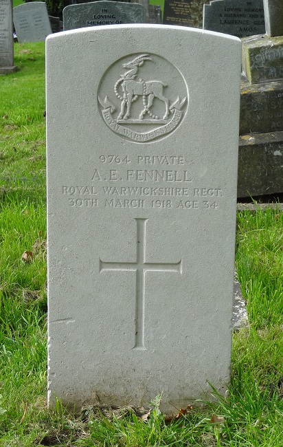 grave for AE Fennell