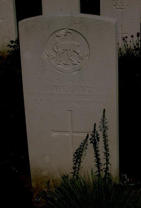 grave for john checkley