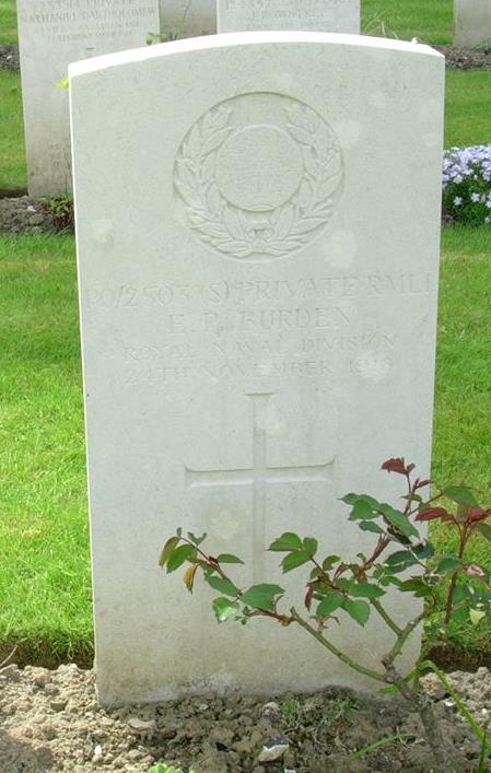 Grave for Edward Burden