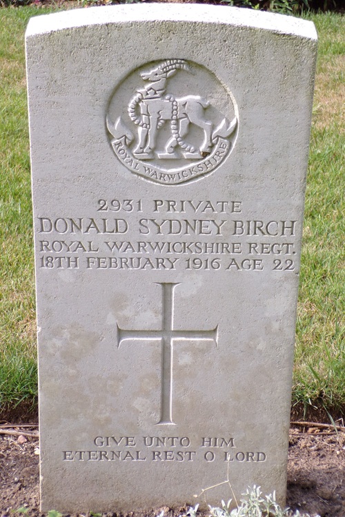 grave for ds birch