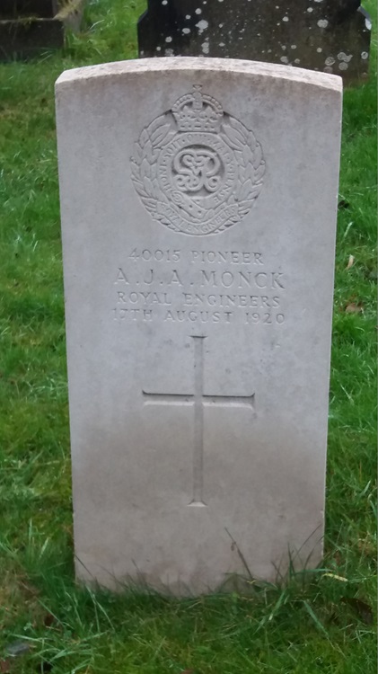 grave for aja monck