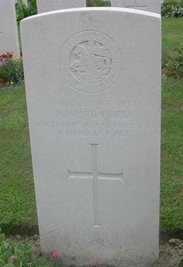 grave for aw wilford