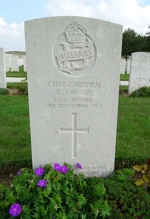 grave for ej rooke