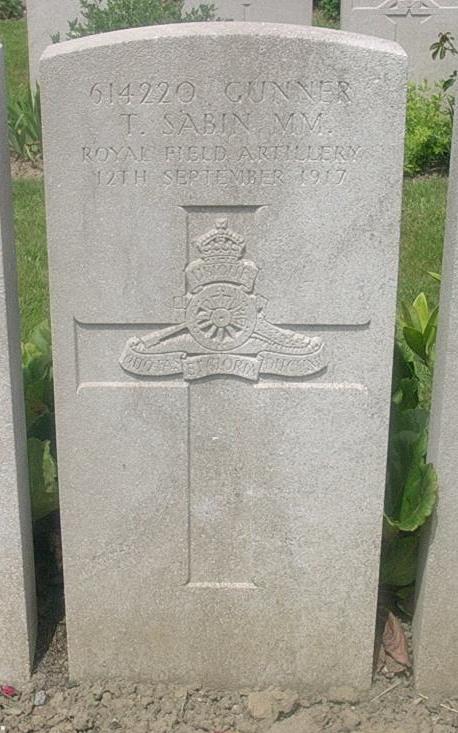 grave for t sabin